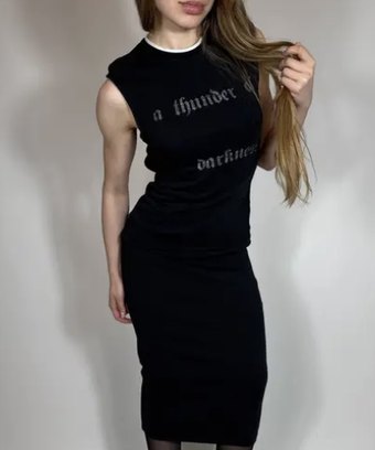 Vintage Y2K Alexander McQueen Thunder Of Darkness Maxi Dress